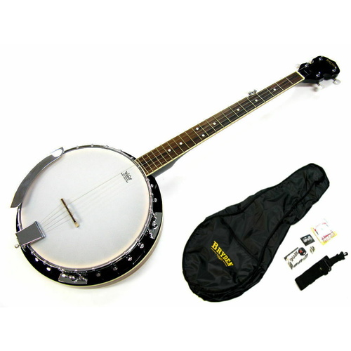 Bryden 5 String Banjo Pack Inc Tuner Bag Strap Thumb/Finger Picks Strings