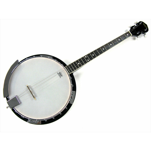 Bryden 4 String Tenor Banjo Striped Mahogany Resonator Mahogany Neck