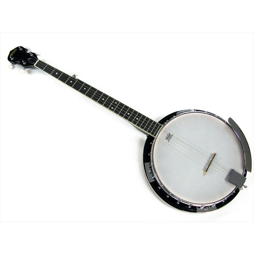 Bryden Left Handed 5 String Banjo Striped Mahogany Resonator