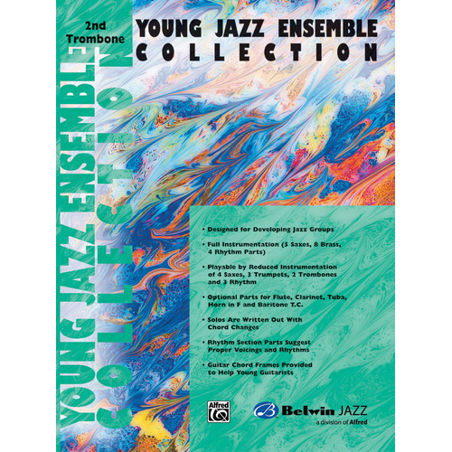 Young Jazz Ensemble Collection for 2nd Trombone - Sheet Music with 12 Arrangements and Conductor's Book