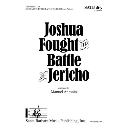 Joshua Fought The Battle Of Jericho SATB Divisi A Cappella (Octavo)
