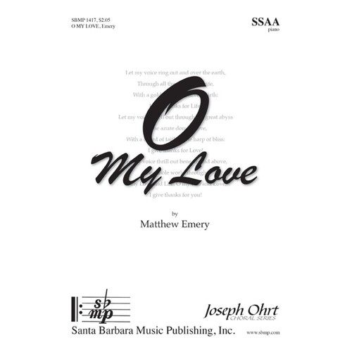 O My Love SSAA (Octavo)