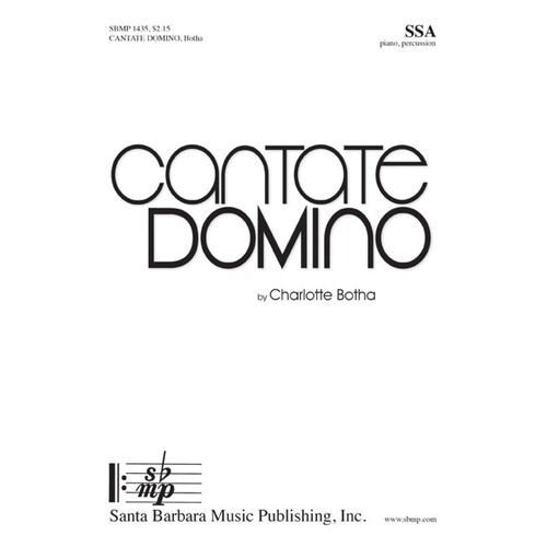 Cantate Domino SSA (Octavo)