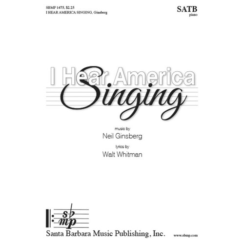 I Hear America Singing SATB (Octavo)