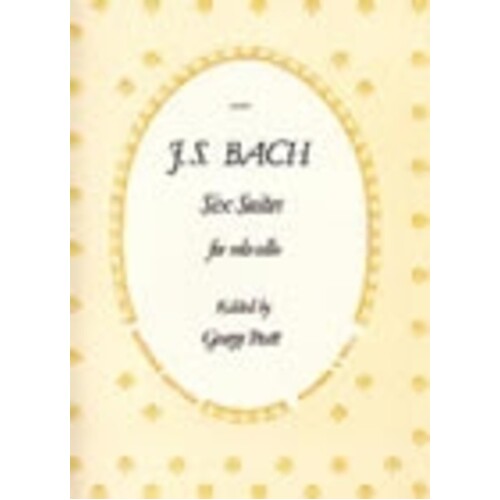 Bach - 6 Suites For Cello Bwv 1007-1012 Ed Pratt Such (Softcover Book)