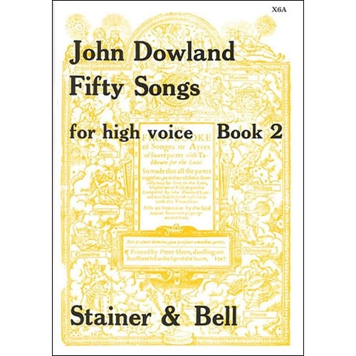 Fifty Songs for High Voice Book 2 by John Dowland