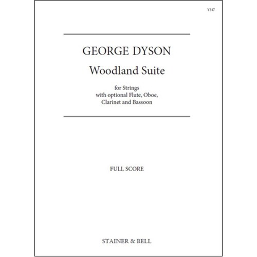 Dyson - Woodland Suite For Strings Full Score (Softcover Book)