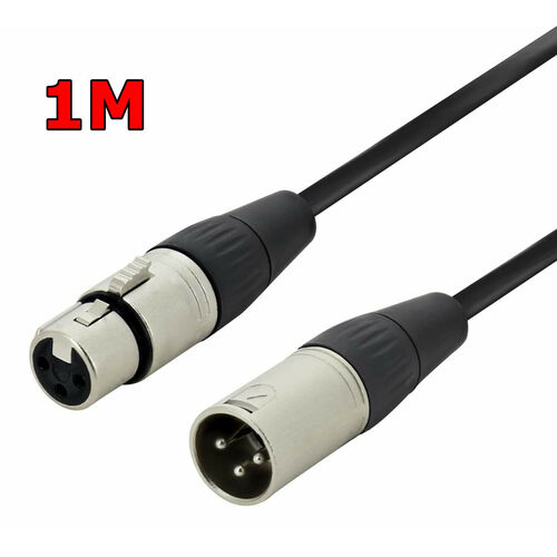 1m XLR Microphone Mic Cable Balanced XLR Lead