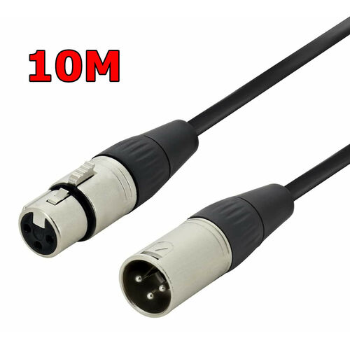 10m XLR Microphone Mic Cable Balanced XLR Lead