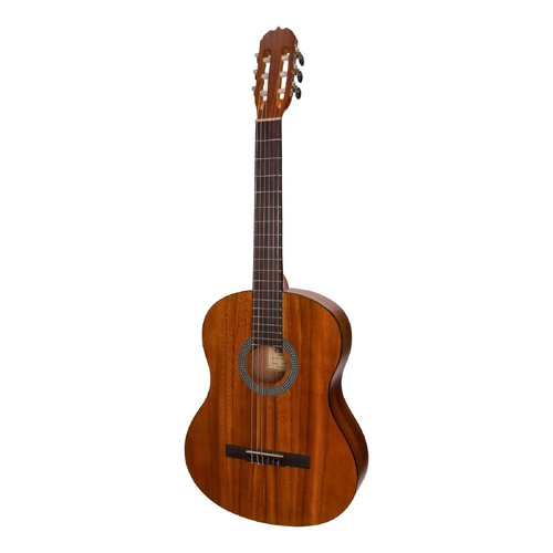 Sanchez SC-39ET-KOA Full Size Student Acoustic-Electric Classical Guitar with Pickup, Natural Finish, Nylon Strings, Adjustable Truss Rod