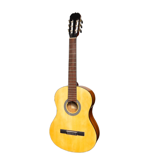 Sanchez SC-39G-SK Full Size Student Classical Acoustic Guitar Natural Spruce Koa