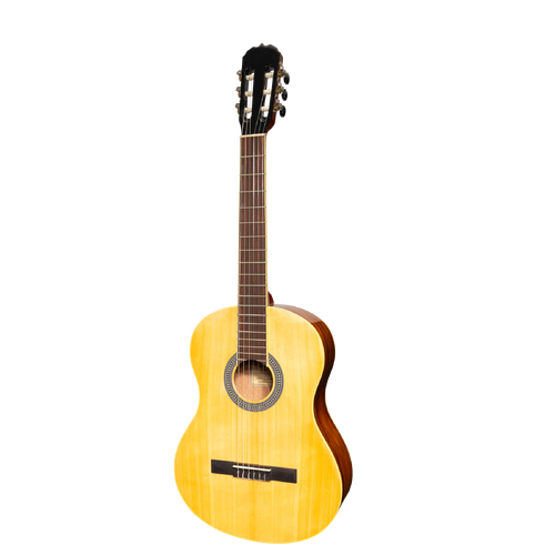 Sanchez SC-39G-SR Full Size Student Classical Acoustic Guitar Spruce Rosewood Natural Finish