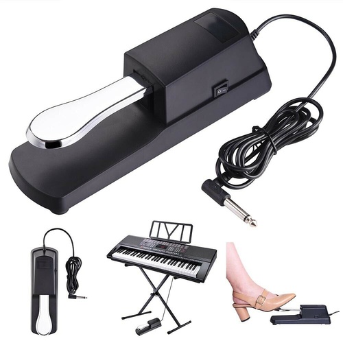 Universal Sustain Foot Pedal Damper Polarity Switch fit Electric Piano Keyboard