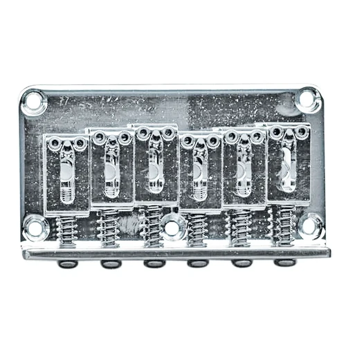 Gotoh Non Tremolo Bridge Chrome with Brass Saddles 10.5mm Pitch