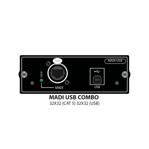SOUNDCRAFT 32CH Madi + 32ch USB Si Option Card