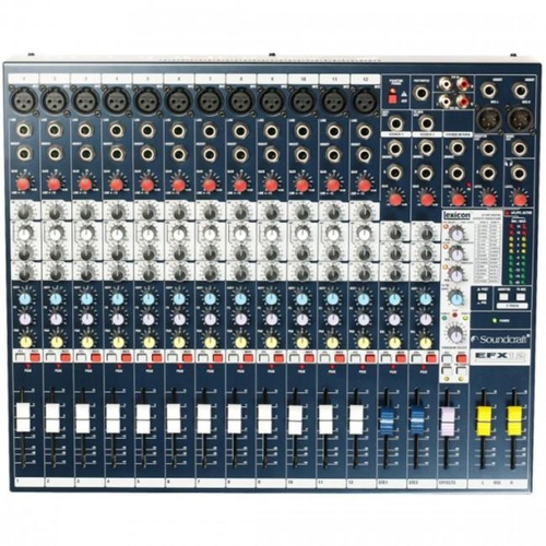 Soundcraft EFX12 12 Channel Mixer 2x Stereo Channel Mixer with Lexicon Effects