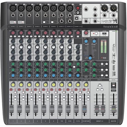 Soundcraft Signature 12 Mulitrack Recording Mixing Desk with  USB + FX