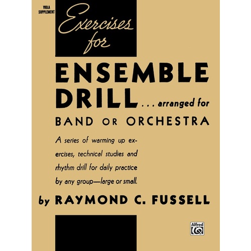 Exercises For Ensemble Drill Viola Supplement