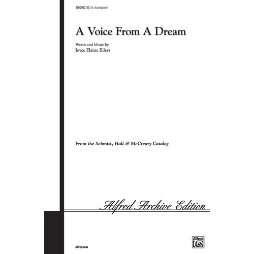 Voice From A Dream A SA Choral Sheet Music