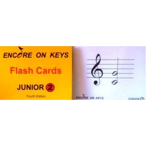 Encore On Keys Junior Series Level 2 Flash Cards