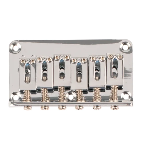 Eagle Non Tremolo Chrome Bridge 5-Screw Mount 10.8mm String Pitch