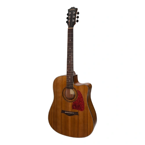 Sanchez SDC-18-ACA Acoustic-Electric Dreadnought Cutaway Guitar Natural Satin