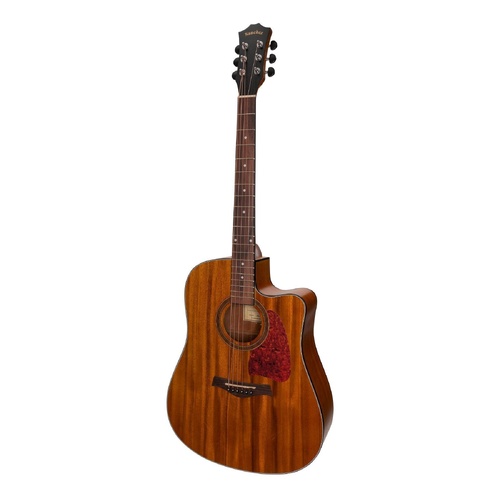 Sanchez Acoustic-Electric Dreadnought Cutaway Guitar Koa SDC-18-KOA Natural Satin 6-String