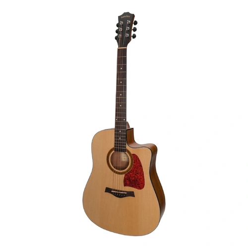 Sanchez SDC-18-SA Acoustic-Electric Dreadnought Cutaway Guitar Natural Satin