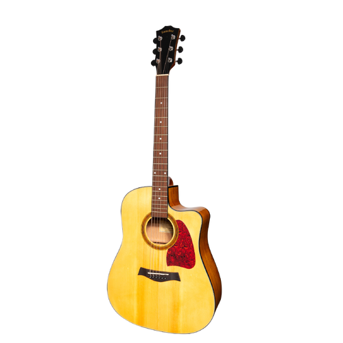 Sanchez SDC-18G-SA Acoustic-Electric Dreadnought Cutaway Guitar Gloss Spruce/Acacia