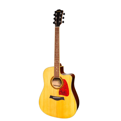 Sanchez SDC-18G-SR Acoustic-Electric Dreadnought Cutaway Guitar Gloss Spruce/Rosewood