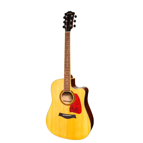 Sanchez SDC-18G-SR Acoustic-Electric Dreadnought Cutaway Guitar Gloss Spruce/Rosewood