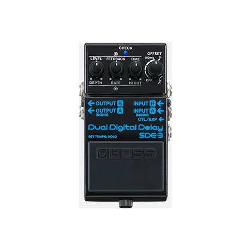 BOSS SDE-3 Dual Digital Delay Pedal - Vintage Character, Versatile Sound, Inspired by Roland SDE-3000