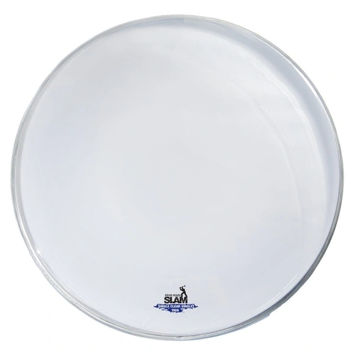 Slam Single Ply Clear Thin Weight Drum Head 20" - SDH-1PCL-T20, 0.175mm Mylar, responsive low-mid tones, suitable for various music styles.