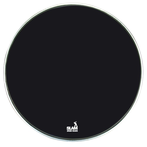 Slam SDH-RB22-BLK 22" Black Front Bass Drum Head