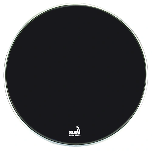 Slam SDH-RB22-BLK 22" Black Front Bass Drum Head