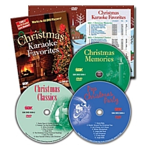 SDK Christmas Karaoke Favourites 3 DVD Pack - Music Minus One