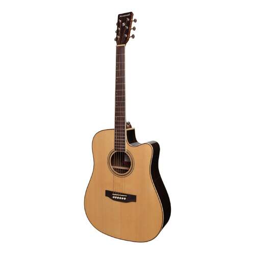 Neowood Solid Spruce Top Dreadnought Cutaway Acoustic Guitar (Natural Gloss)