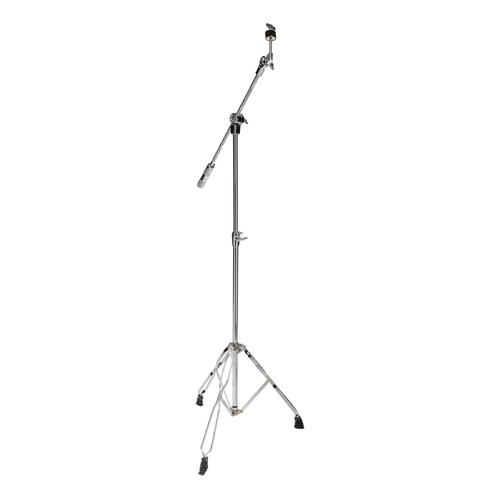 Sonic Drive Deluxe Boom Cymbal Stand SDP-BCS-3W, Height Adjustable, Chrome Finish, Double Braced Legs, Tilt Angle Adjustment, 93-150cm Height