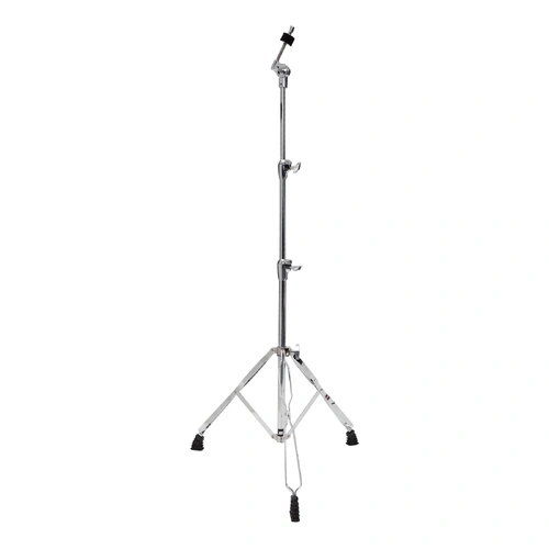 Sonic Drive SDP-CS-3G Standard Straight Cymbal Stand with Double Braced Tripod Base, Height Adjustable, Chrome Finish