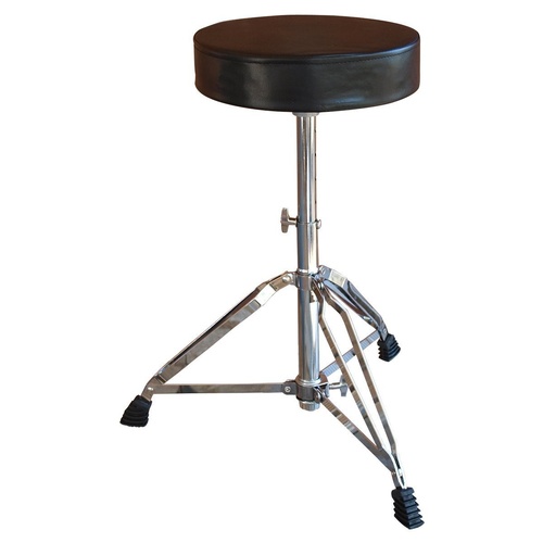 Sonic Drive SDP-DT-1C Standard Drum Throne with Collapsible Double Braced Legs and Adjustable Height