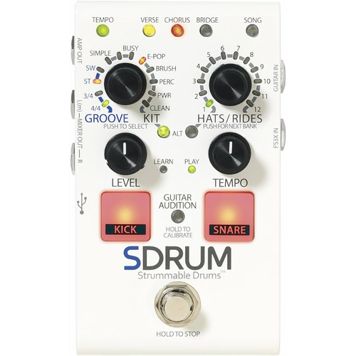 Digitech SDRUM Intelligent Drum Machine for Guitarists and Bassists
