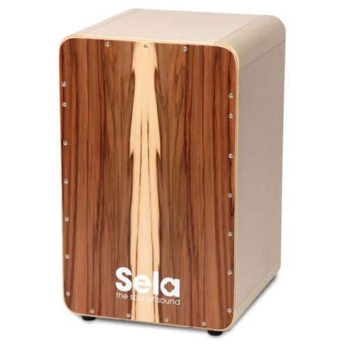 Sela CaSela Professional Snare Cajon in Satin Nut Finish