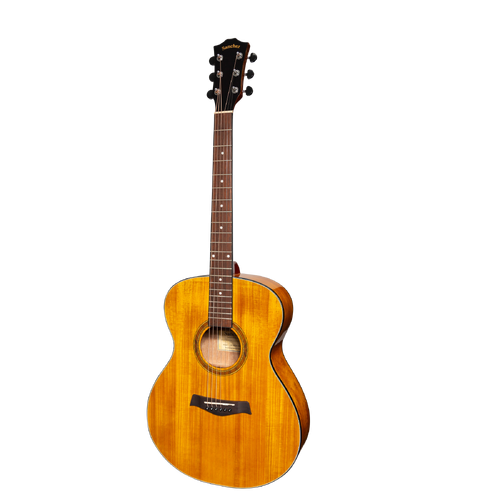 Sanchez SF-18ETG-ACA Acoustic Electric Small Body Guitar Acacia Gloss Finish