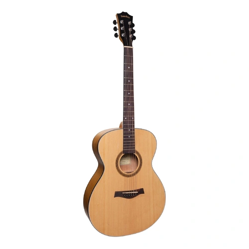Sanchez SF-18L-SA Left Handed Acoustic Small Body Guitar Natural Satin Spruce/Acacia