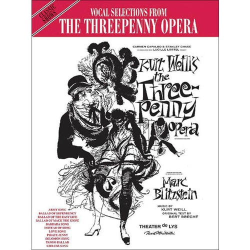Threepenny Opera Vocal Selections PVG