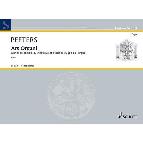 Peeters - Ars Organi Vol 1 (Softcover Book)