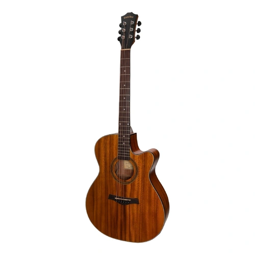 Sanchez SFC-18-KOA Acoustic-Electric Small Body Cutaway Guitar with Koa Top