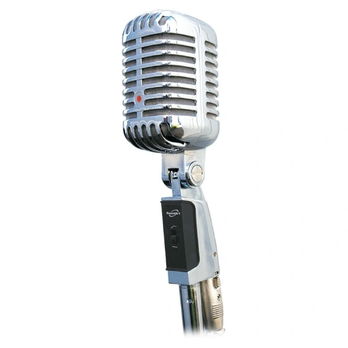 SoundArt Vintage Condenser Microphone with Deluxe Carry Case - SGM-V50C-CHR