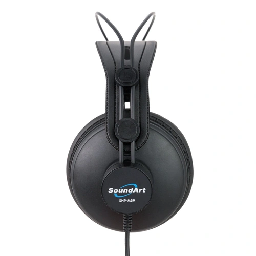 SoundArt M-Series Closed Back Studio Headphones with 50mm Driver, 10Hz-30KHz Frequency Range, 32 Ohms Impedance, 98dB Sensitivity