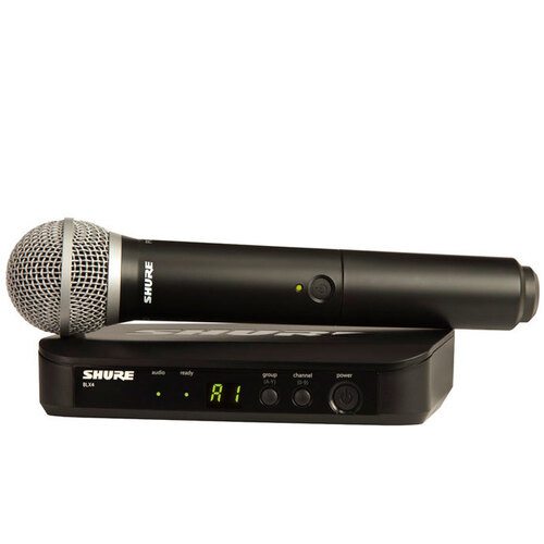 Shure BLX24/PG58 Handheld Wireless System - PG58 Handheld
